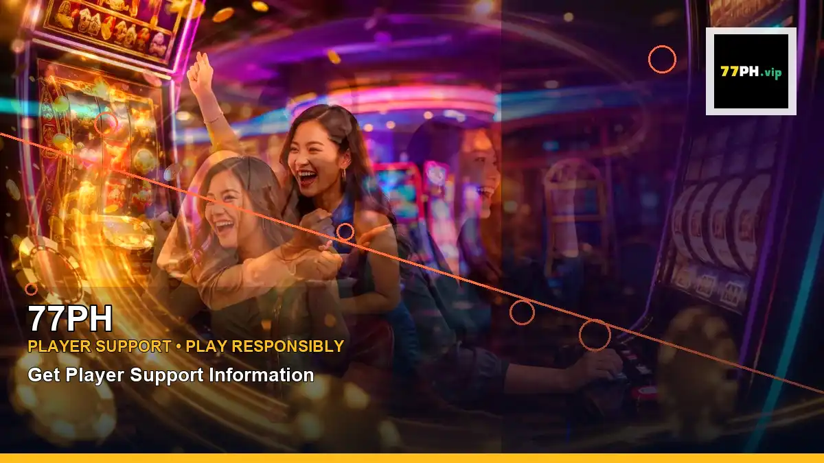 77PH reels casino bonus games featuring an adult Filipina casino host with a right-diagonal composition